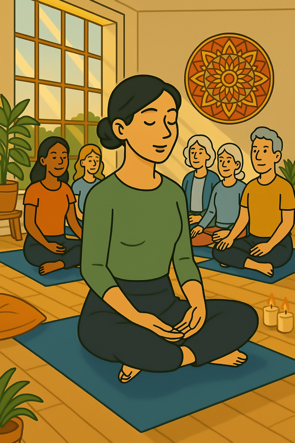 Ilustración de la comunidad Puente de Corazones